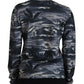 Dsquared² Black Long Sleeve Thunder Sky Print Casual Sweater