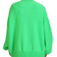 Dsquared² Green Logo Embroidery Women Long Sleeve Sweater