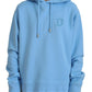 Dsquared² Light Blue Logo Hooded Women Long Sleeve Sweater