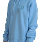 Dsquared² Light Blue Logo Hooded Women Long Sleeve Sweater