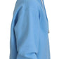 Dsquared² Light Blue Logo Hooded Women Long Sleeve Sweater