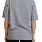 Dsquared² Gray Logo Cotton Crewneck Short Sleeve Tee T-shirt