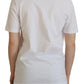 Dsquared² White Logo Patch Crewneck Short Sleeve Tee T-shirt