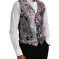 Dolce & Gabbana Multicolor Galaxy Silk Waistcoat Formal Vest