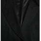 Dolce & Gabbana Black Wool Waistcoat Dress Formal Vest