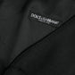 Dolce & Gabbana Black Wool Waistcoat Dress Formal Vest