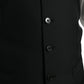 Dolce & Gabbana Black Wool Waistcoat Dress Formal Vest