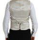 Dolce & Gabbana Light Gray Wool Formal Dress Waistcoat Vest