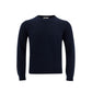 Valentino Elegant Blue Wool Men's Sweater