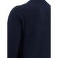 Valentino Elegant Blue Wool Men's Sweater