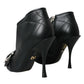 Dolce & Gabbana Black Devotion Quilted Buckled Boots Shoes