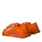 Dolce & Gabbana Orange NS1 Low Top Sports Sneakers Shoes