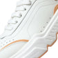 Dolce & Gabbana White Peach DAYMASTER Leather Sneakers Shoes