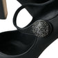 Dolce & Gabbana Black Leather Mary Jane Pumps Heels Shoes