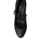 Dolce & Gabbana Black Leather Mary Jane Pumps Heels Shoes