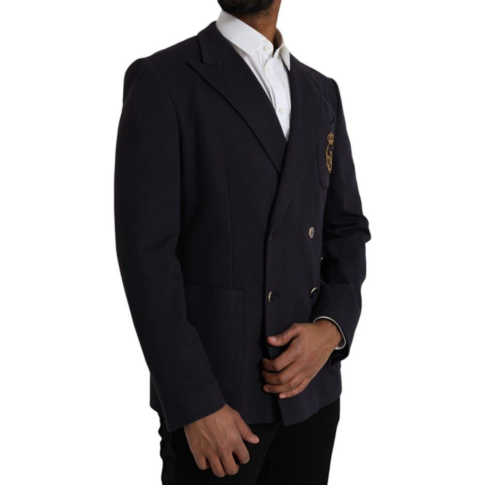 Dolce & Gabbana Blue Acrylic Blazer