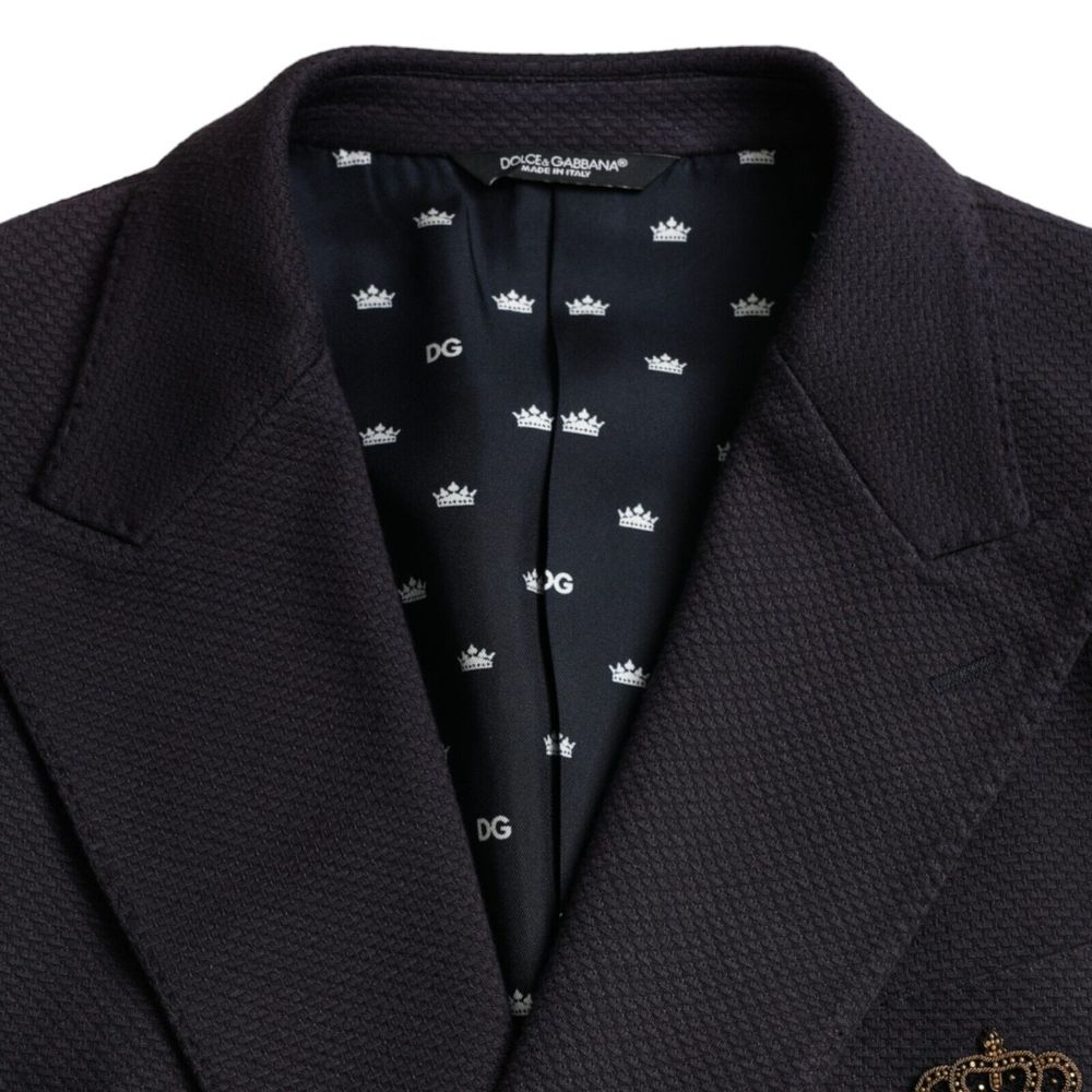 Dolce & Gabbana Blue Acrylic Blazer