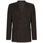 Dolce & Gabbana Brown Wool Suit