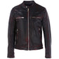 Dolce & Gabbana Black Leather Di Capra Jacket