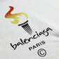 Balenciaga White Cotton Logo Hooded Pullover Sweatshirt Sweater