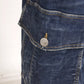 Dsquared² Blue High Waist Cotton Cargo Baggy Denim Jeans