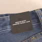 Dsquared² Blue Mid Waist Cropped Twiggy Denim Jeans