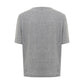 Dsquared² Chic Gray Cotton Tee for the Modern Woman