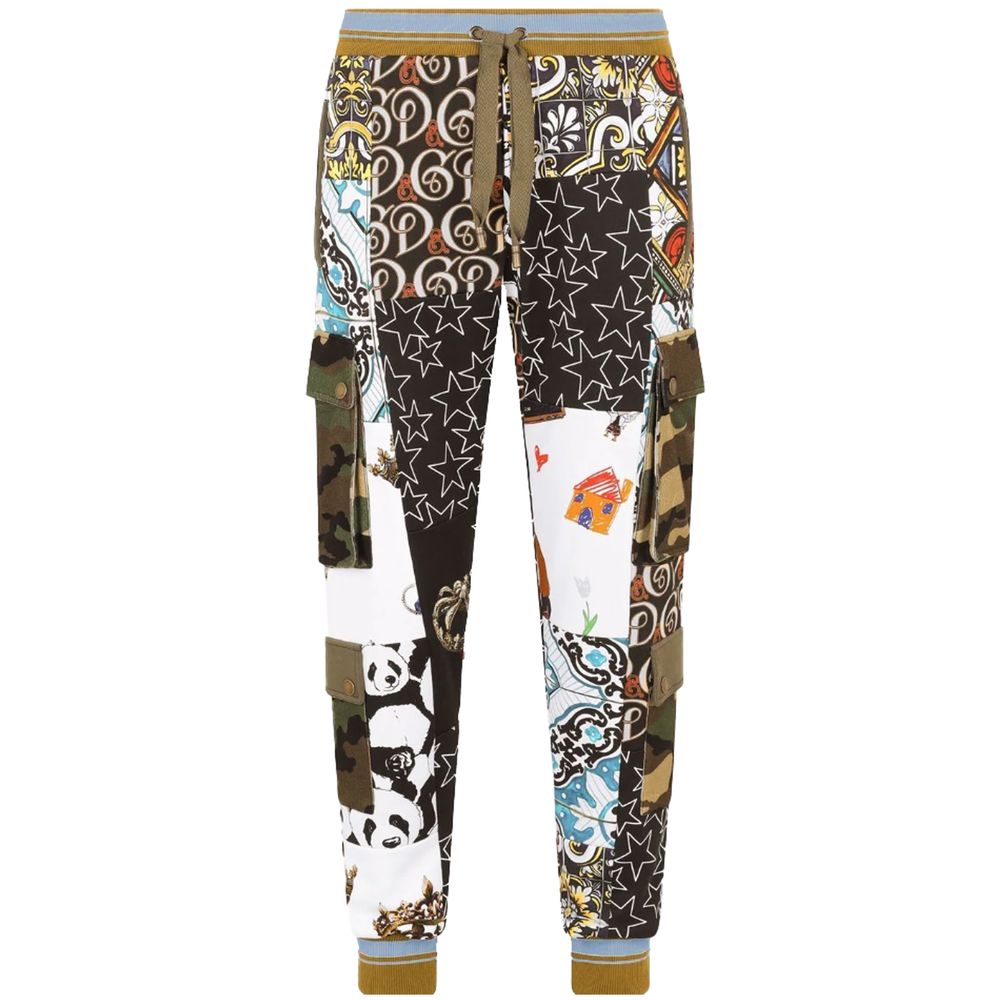 Dolce & Gabbana Multicolor Cotton Jeans & Pant