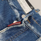 Dsquared² Blue Cotton Low Waist Cropped Cool Girl Denim Jeans