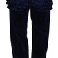 Dsquared² Blue Ruffles HighWaist Cotton Denim Boston Fit Pants