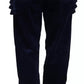 Dsquared² Blue Ruffles HighWaist Cotton Denim Boston Fit Pants