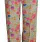 Dsquared² Beige Floral High Waist Straight Pants