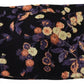 Dsquared² Black Floral Embroidery Mid Waist A-line Mini Skirt