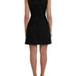 Dolce & Gabbana Black Sleeveless Bodycon A-line Mini Dress