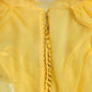 Dolce & Gabbana Yellow Silk Sheath Belted Long Maxi Dress