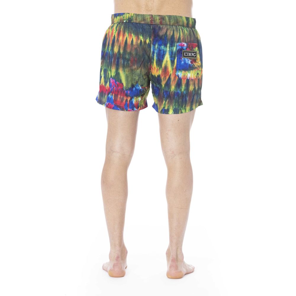 Iceberg Multicolor Polyester Men Swim Trunk