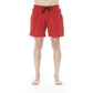 Iceberg Red Polyester Men Swim Trunk