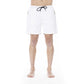 Iceberg White Polyester Men Swim Trunk