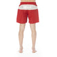 Iceberg Red Polyester Men Swim Trunk