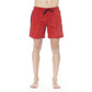 Iceberg Red Polyester Men Swim Short