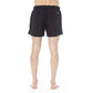 Trussardi Beachwear Black Polyester Men Swim Trunk