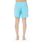 Trussardi Beachwear Light Blue Polyester Men Swim Trunk