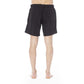 Trussardi Beachwear Black Polyester Men Swimwear