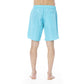 Trussardi Beachwear Light Blue Polyester Men Swim Trunk