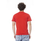 Cavalli Class Red Cotton Men T-Shirt