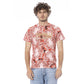 Cavalli Class Red Cotton Men T-Shirt