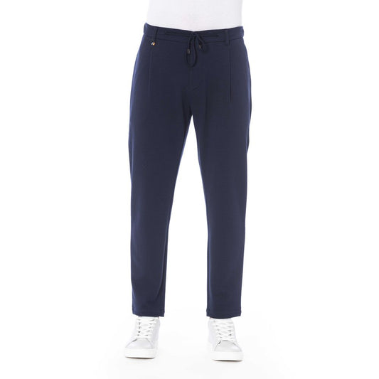 Distretto12 Blue Cotton Men Pant