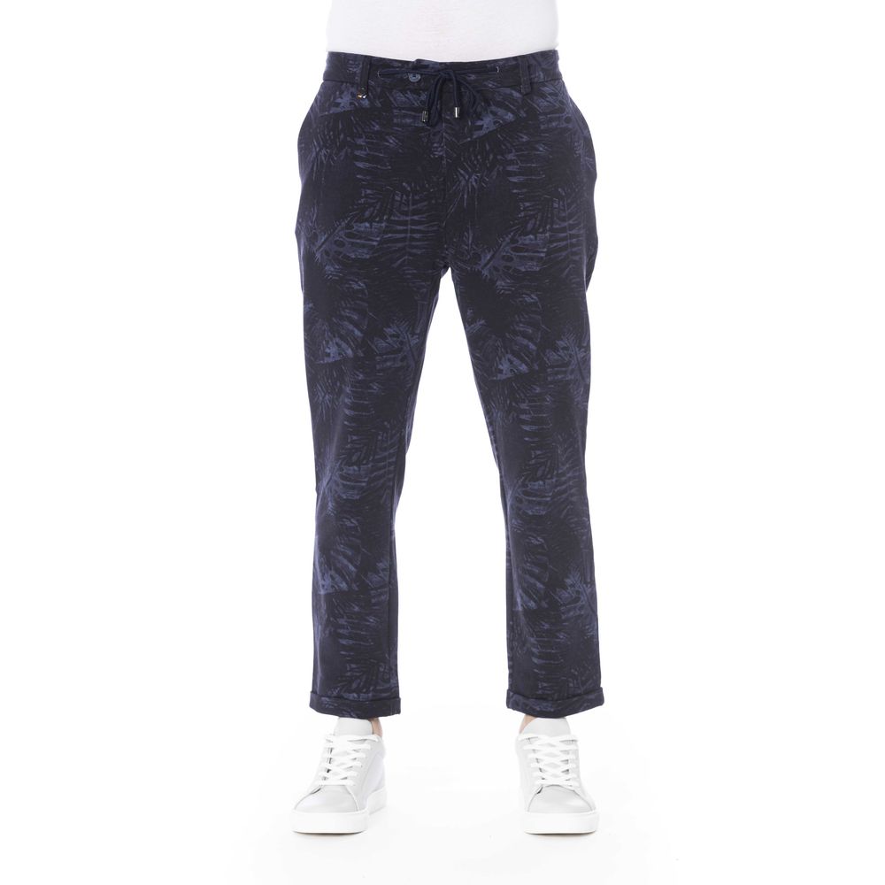 Distretto12 Blue Cotton Men Pant