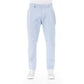 Distretto12 Light Blue Cotton Men Pant