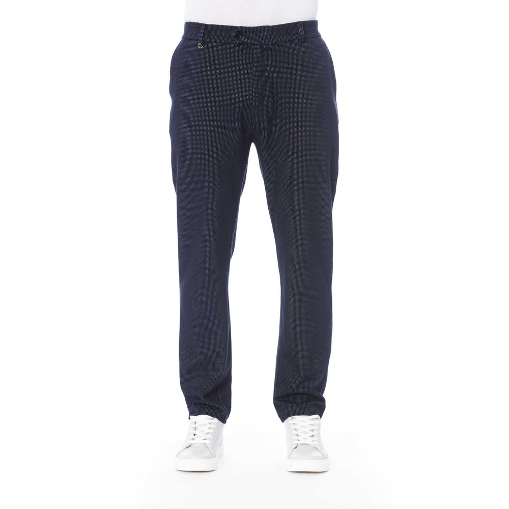 Distretto12 Blue Cotton Men Pant